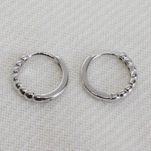 Load image into Gallery viewer, Martha Huggie Earrings, Silver
