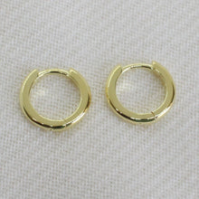 Load image into Gallery viewer, Gabby Huggie Earrings, Gold Vermeil
